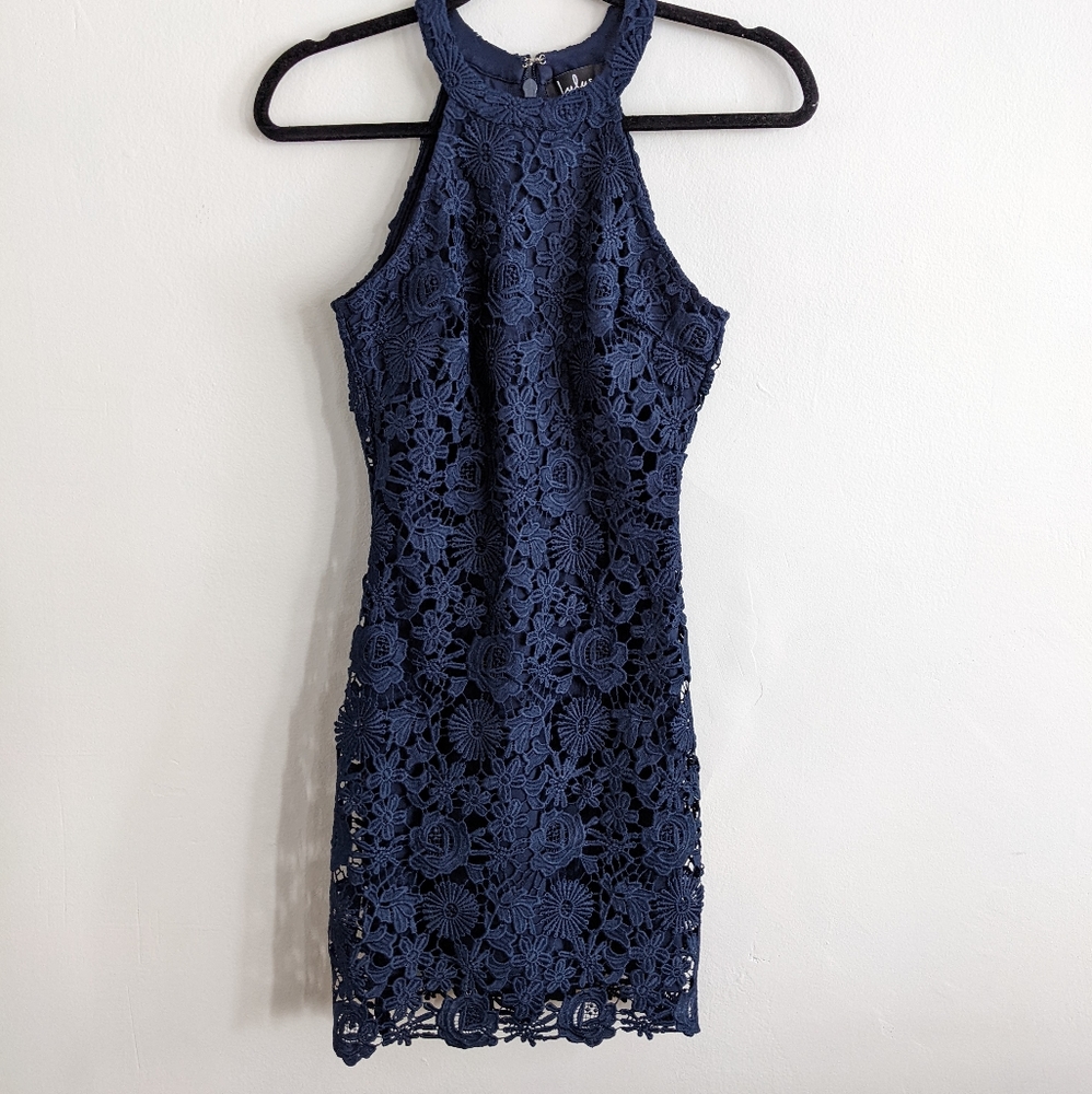 Lulu's XS Love Poem Lace Mini Dress